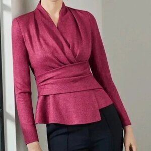 The Fold London Belleville Wrap Top